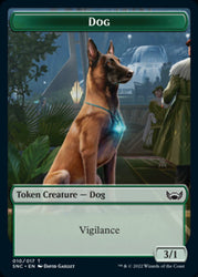 Cat // Dog Double-Sided Token [Streets of New Capenna Tokens]