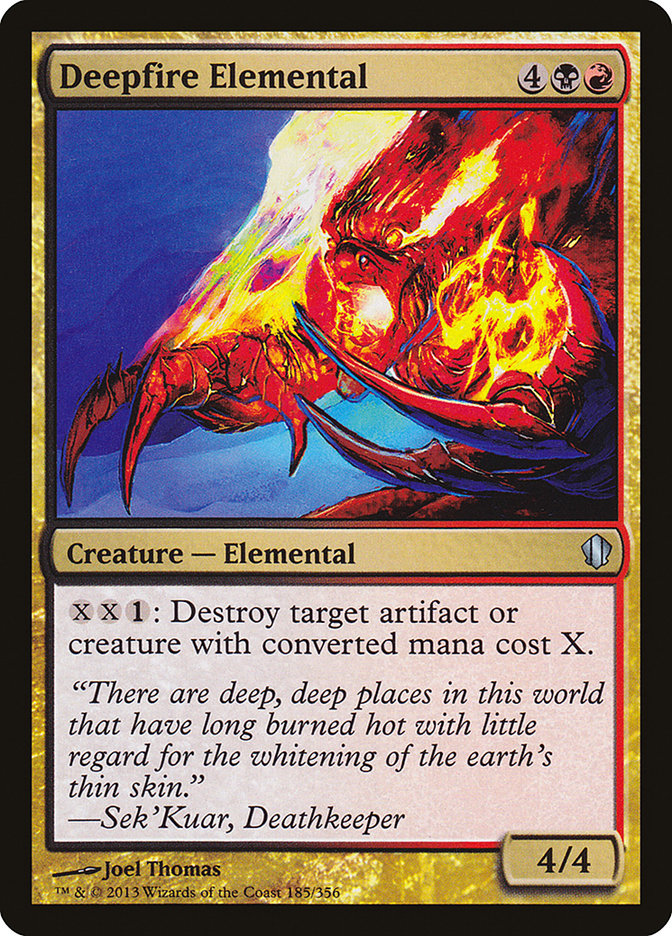 Deepfire Elemental [Commander 2013]