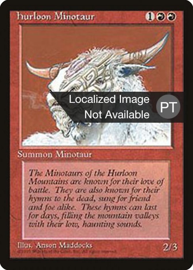 Hurloon Minotaur [Fourth Edition (Foreign Black Border)]