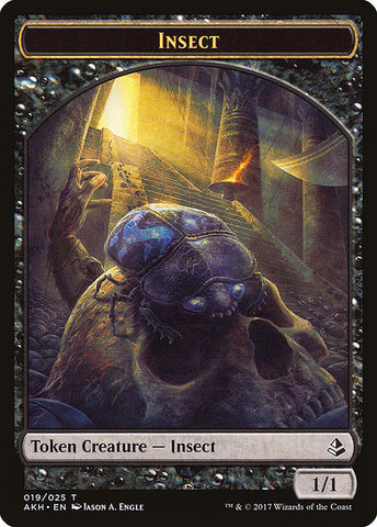 Labyrinth Guardian // Insect Double-Sided Token [Amonkhet Tokens]