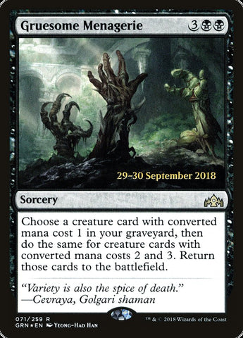 Gruesome Menagerie [Guilds of Ravnica Prerelease Promos]