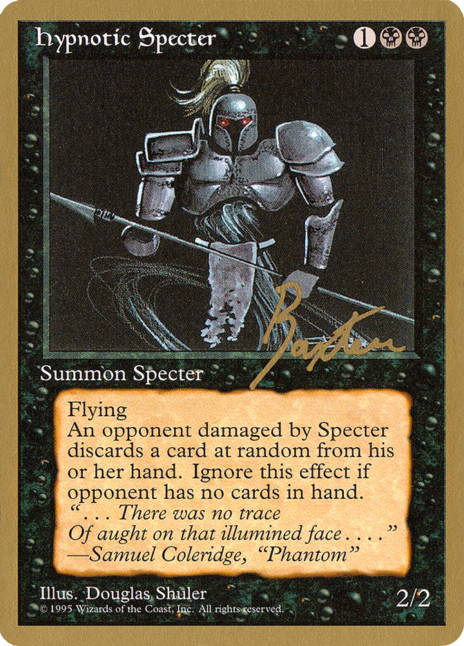 Hypnotic Specter (George Baxter) [Pro Tour Collector Set]