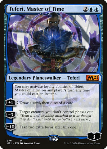 Teferi, Master of Time (Promo Pack) (276) [Core Set 2021 Promos]