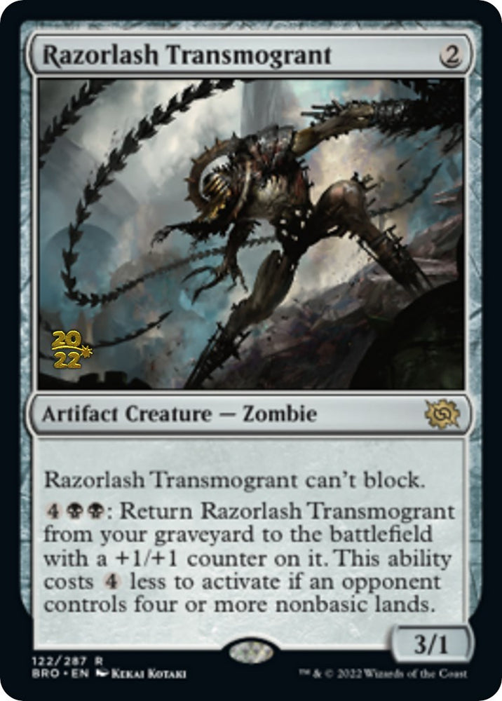 Razorlash Transmogrant [The Brothers' War Prerelease Promos]