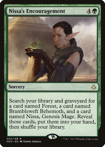 Nissa's Encouragement [Hour of Devastation]