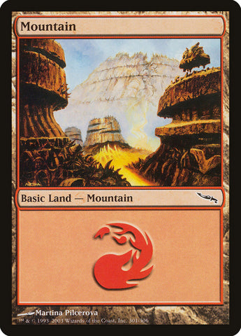 Mountain (301) [Mirrodin]