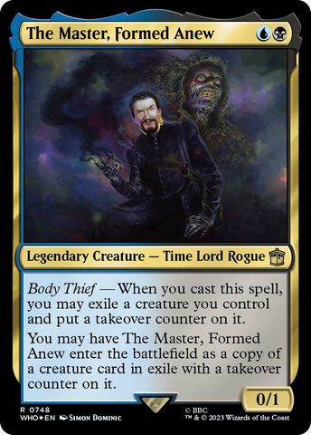 The Master, Formed Anew (Surge Foil) [Doctor Who]
