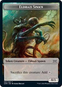 Eldrazi Spawn // Plant Double-Sided Token [Double Masters Tokens]
