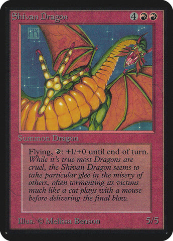 Shivan Dragon [Alpha Edition]