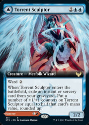 Torrent Sculptor // Flamethrower Sonata (Extended Art) [Strixhaven: School of Mages]