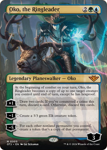 Oko, the Ringleader (Borderless) [Outlaws of Thunder Junction]