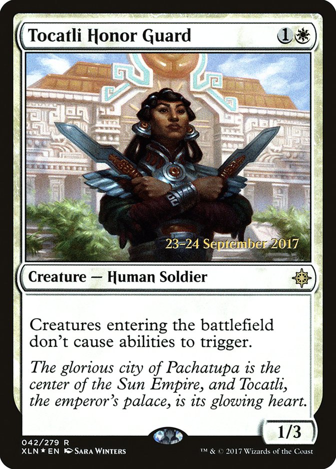 Tocatli Honor Guard [Ixalan Prerelease Promos]