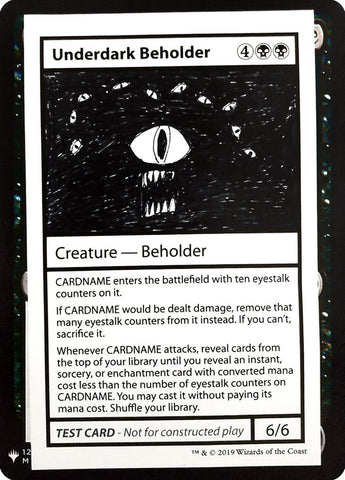 Underdark Beholder [Mystery Booster Playtest Cards]