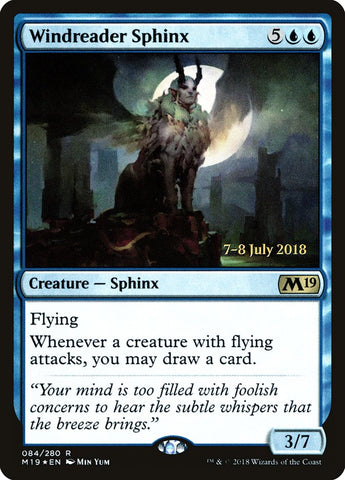 Windreader Sphinx [Core Set 2019 Prerelease Promos]