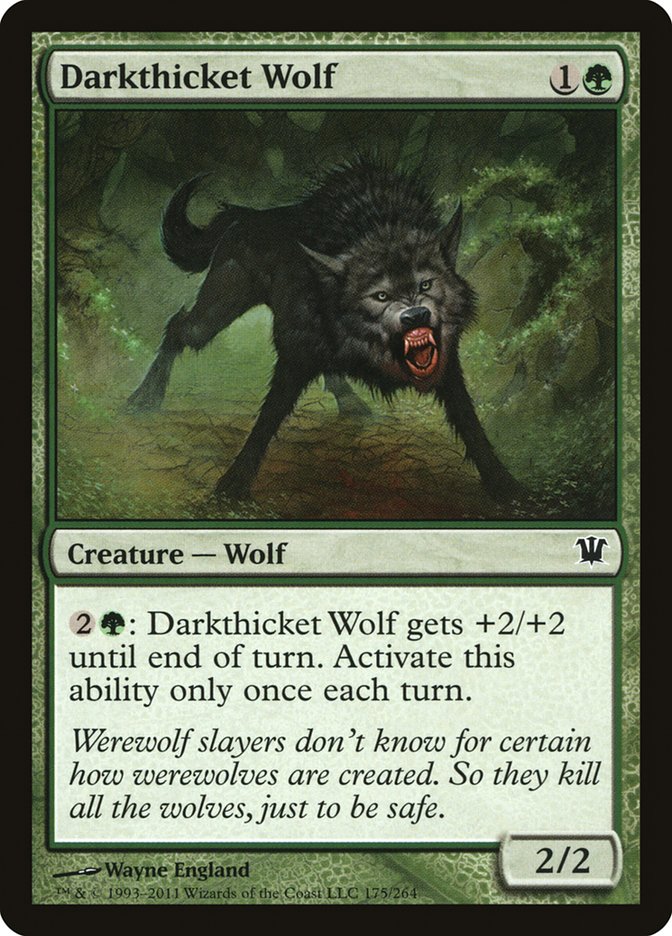 Darkthicket Wolf [Innistrad]