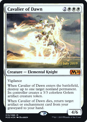 Cavalier of Dawn [Core Set 2020 Prerelease Promos]