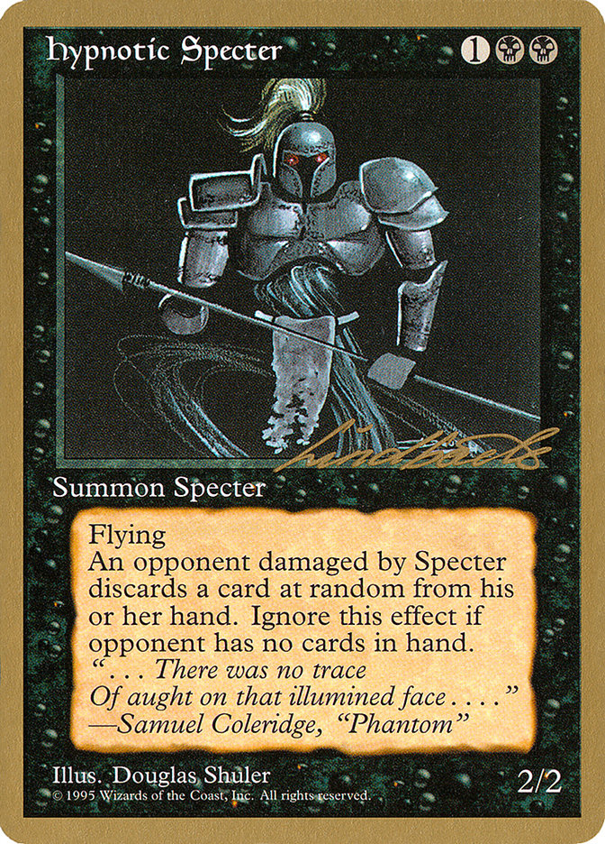 Hypnotic Specter (Leon Lindback) [Pro Tour Collector Set]