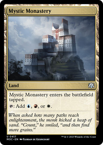 Mystic Monastery [March of the Machine Commander]