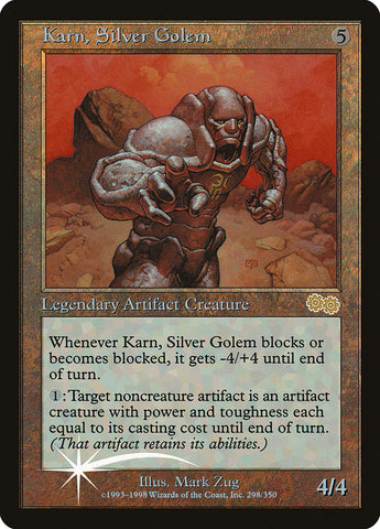 Karn, Silver Golem [Arena League 1999]