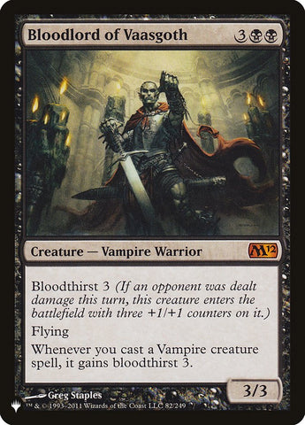 Bloodlord of Vaasgoth [The List]