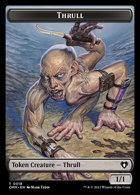 Eldrazi Spawn // Thrull Double-Sided Token [Commander Masters Tokens]