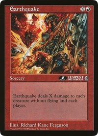 Earthquake (Oversized) [Oversize Cards]