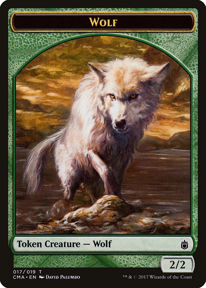 Wolf Token (017/019) [Commander Anthology Tokens]