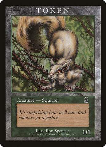 Squirrel Token [Magic Player Rewards 2002]