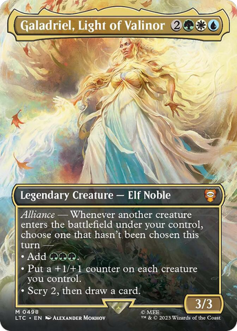 Galadriel, Light of Valinor (Borderless) [The Lord of the Rings: Tales of Middle-Earth Commander]