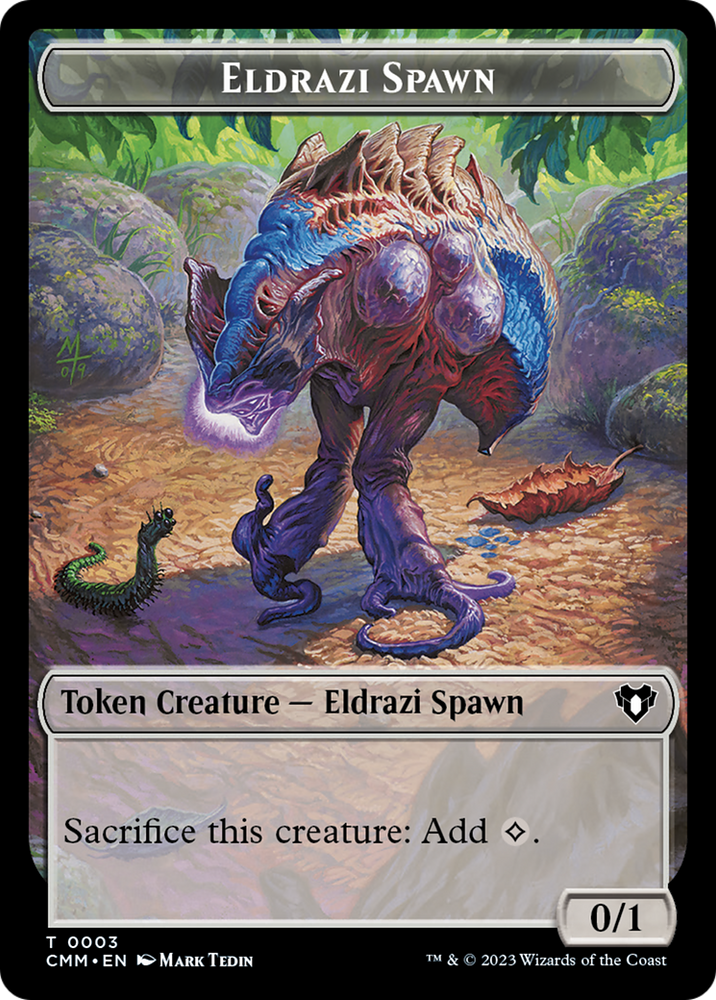 Eldrazi Spawn Token [Commander Masters Tokens]