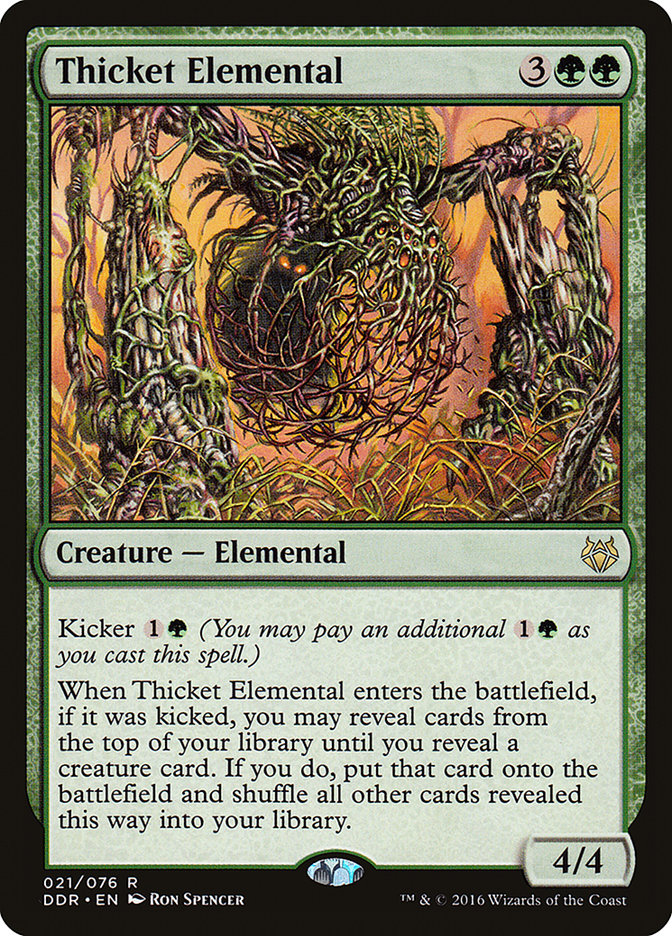 Thicket Elemental [Duel Decks: Nissa vs. Ob Nixilis]