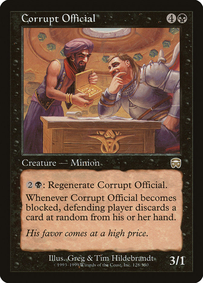 Corrupt Official [Mercadian Masques]