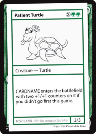 Patient Turtle (2021 Edition) [Mystery Booster Playtest Cards]