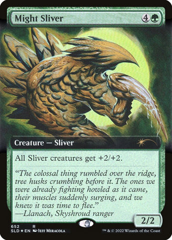 Might Sliver (Extended Art) [Secret Lair Drop Promos]