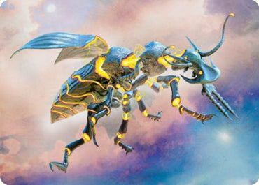 Zabaz, the Glimmerwasp Art Card [Modern Horizons 2 Art Series]