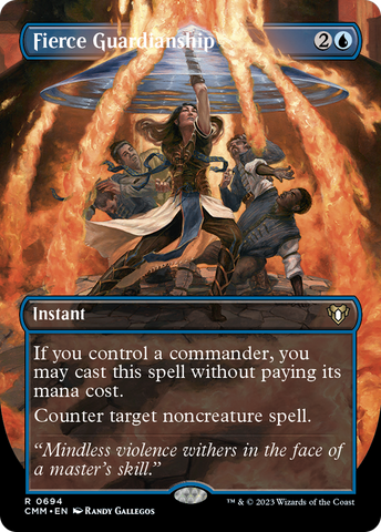 Fierce Guardianship (Borderless Alternate Art) [Commander Masters]