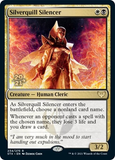Silverquill Silencer [Strixhaven: School of Mages Prerelease Promos]