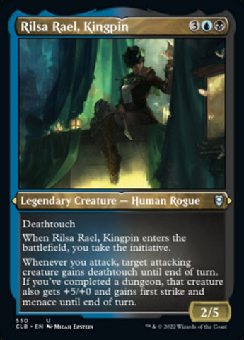 Rilsa Rael, Kingpin (Foil Etched) [Commander Legends: Battle for Baldur's Gate]