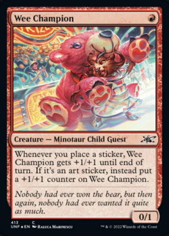 Wee Champion (Galaxy Foil) [Unfinity]