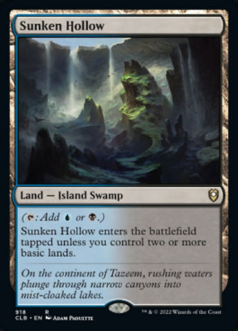 Sunken Hollow [Commander Legends: Battle for Baldur's Gate]