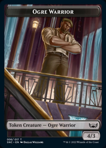 Ogre Warrior // Citizen Double-Sided Token [Streets of New Capenna Tokens]