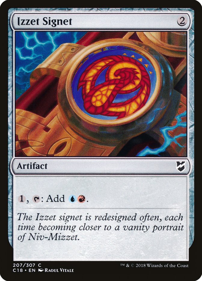 Izzet Signet [Commander 2018]