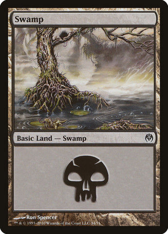 Swamp (34) [Duel Decks: Phyrexia vs. the Coalition]