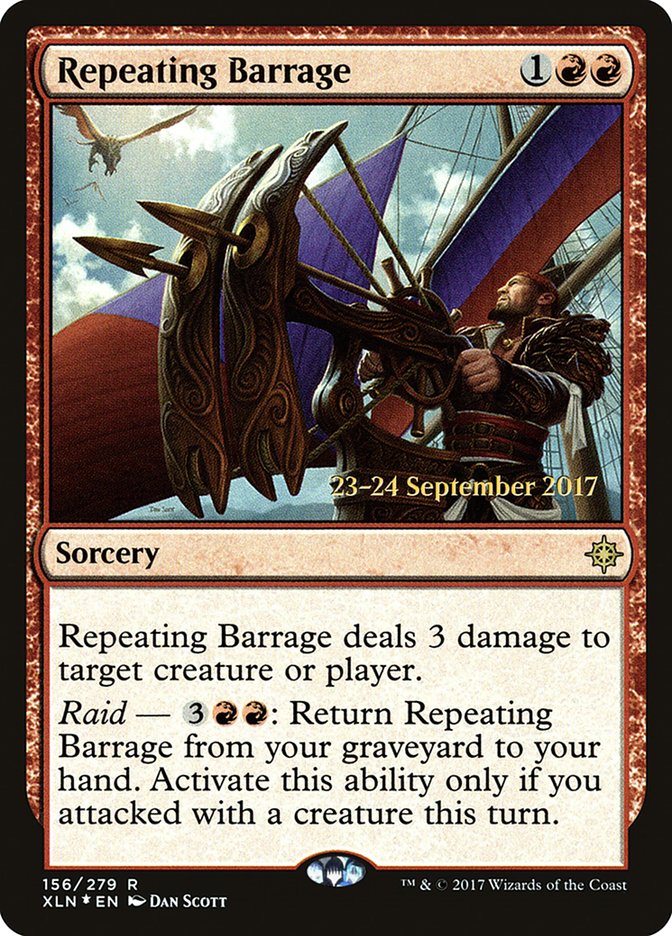 Repeating Barrage [Ixalan Prerelease Promos]