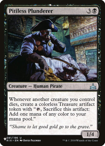 Pitiless Plunderer [The List]