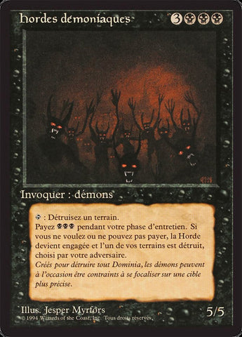 Demonic Hordes [Foreign Black Border]