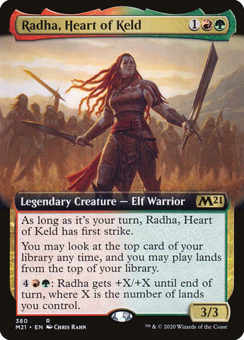 Radha, Heart of Keld (Extended Art) [Core Set 2021]