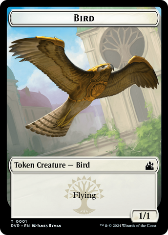 Bird // Bird Illusion Double-Sided Token [Ravnica Remastered Tokens]