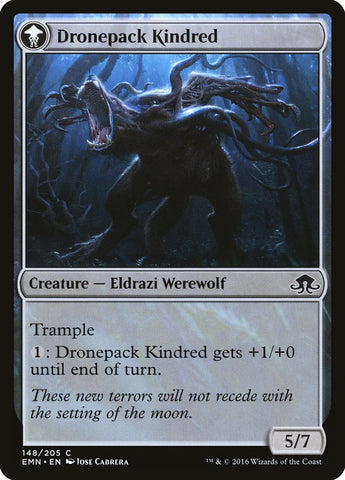 Vildin-Pack Outcast // Dronepack Kindred [Eldritch Moon]