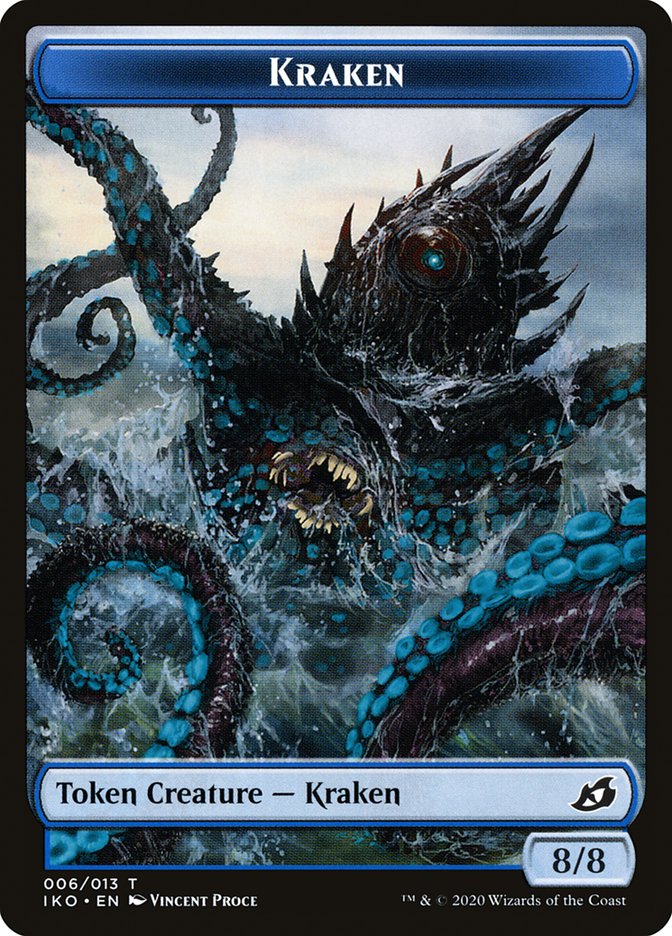 Kraken Token [Ikoria: Lair of Behemoths Tokens]